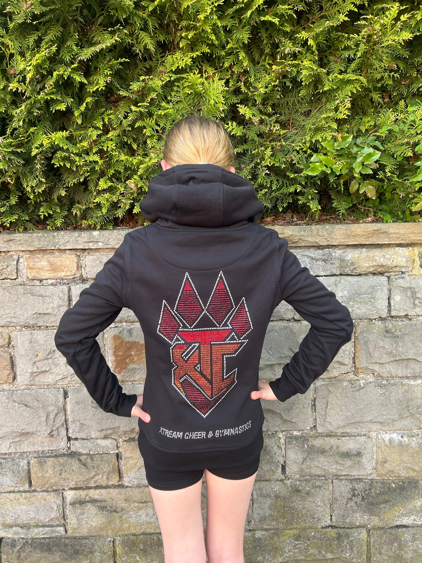 XTC Classic Rhinestone Hoodie - Frauen