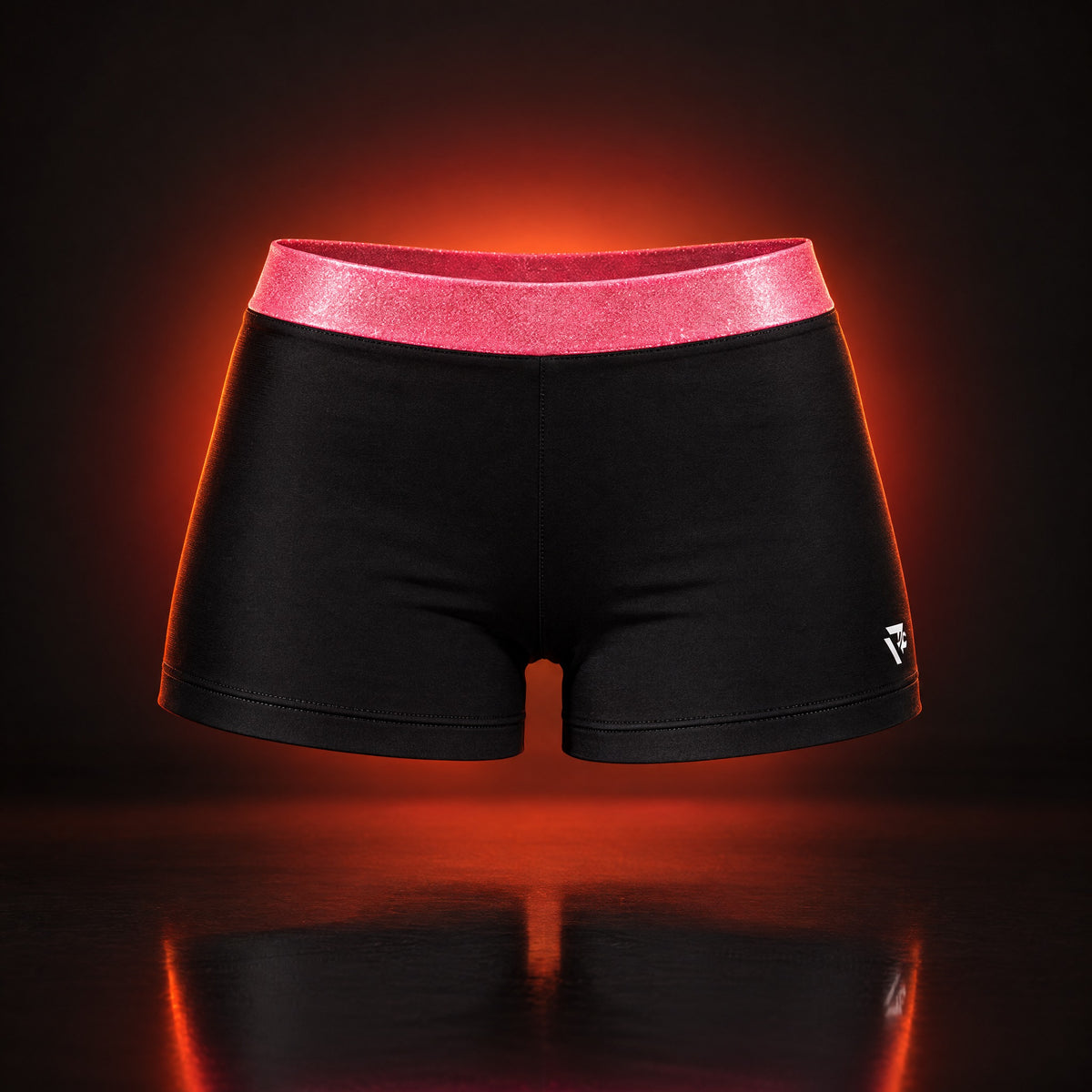 Trainings Shorty mit Bund in Rosa (SALE) – Produktvisualisierung