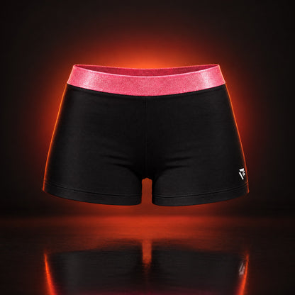 Trainings Shorty mit Bund in Rosa (SALE) – Produktvisualisierung