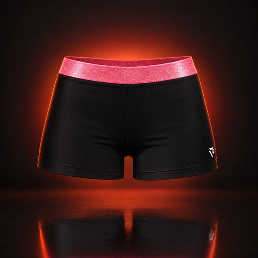 Trainings Shorty mit Bund in Rosa (SALE) – Produktvisualisierung